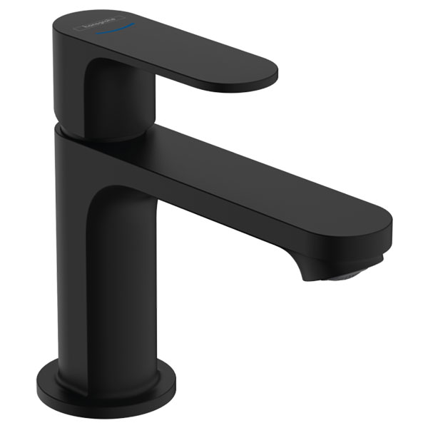 Вентиль для раковины, без смешивания, черный Hansgrohe Rebris S 72503670