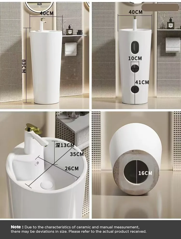 Раковина напольная, белая SSWW WCL3458