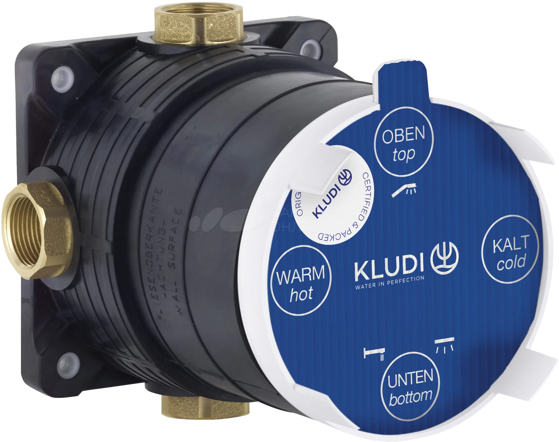 Душевая система, встраиваемая, хром Kludi Pure and Easy 406300575