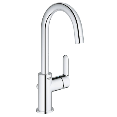 Смеситель для раковины с донным клапаном, размер L, хром Grohe BauEdge 23760000