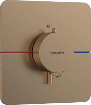 Термостат для душа, встраиваемый, бронза Hansgrohe ShowerSelect Comfort Q 15588140