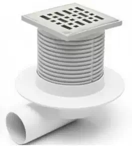 Трап точечный для пола, боковой слив MCH F411L