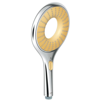 Ручной душ, 2 вида струи, хром/песочный Grohe Rainshower Icon 150 27628000