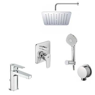 Душевая система, встраиваемая, хром Ideal Standard Esla BD002XC
