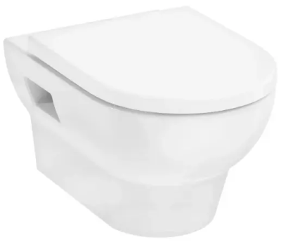 Унитаз подвесной с крышкой-сиденьем без микролифта, белый Hansgrohe GladeLake S 60201450