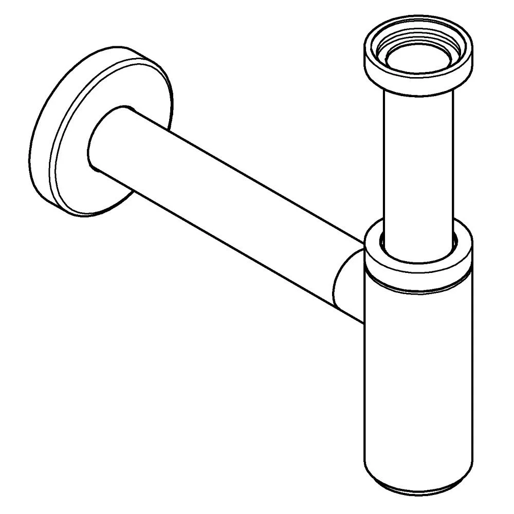 Сифон для раковины, черный Grohe QuickFix Start 295032430