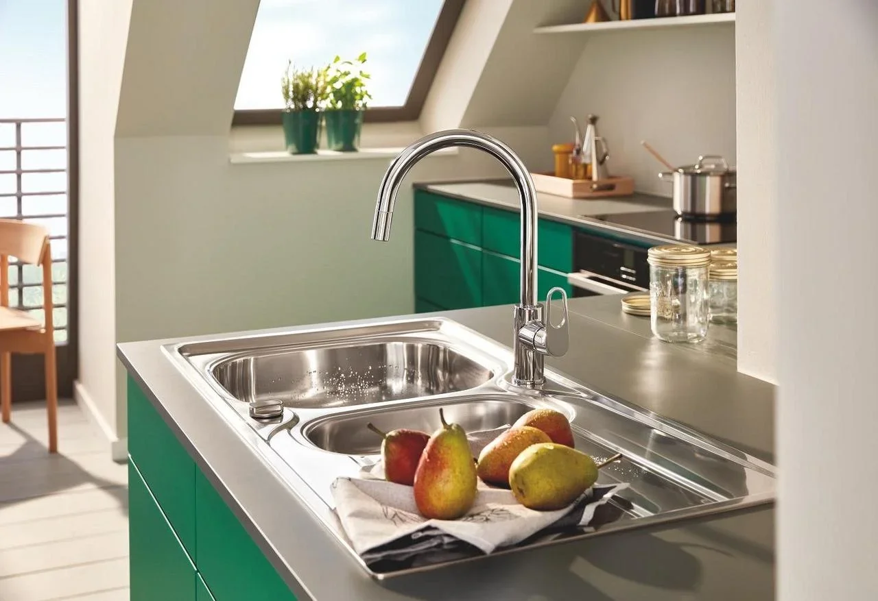 Смеситель для кухни, хром Grohe BauFlow 30549000