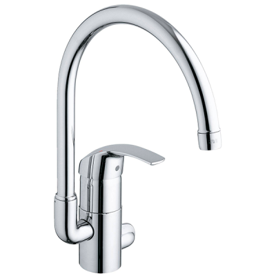 Смеситель для кухни, хром Grohe Eurosmart 33490001