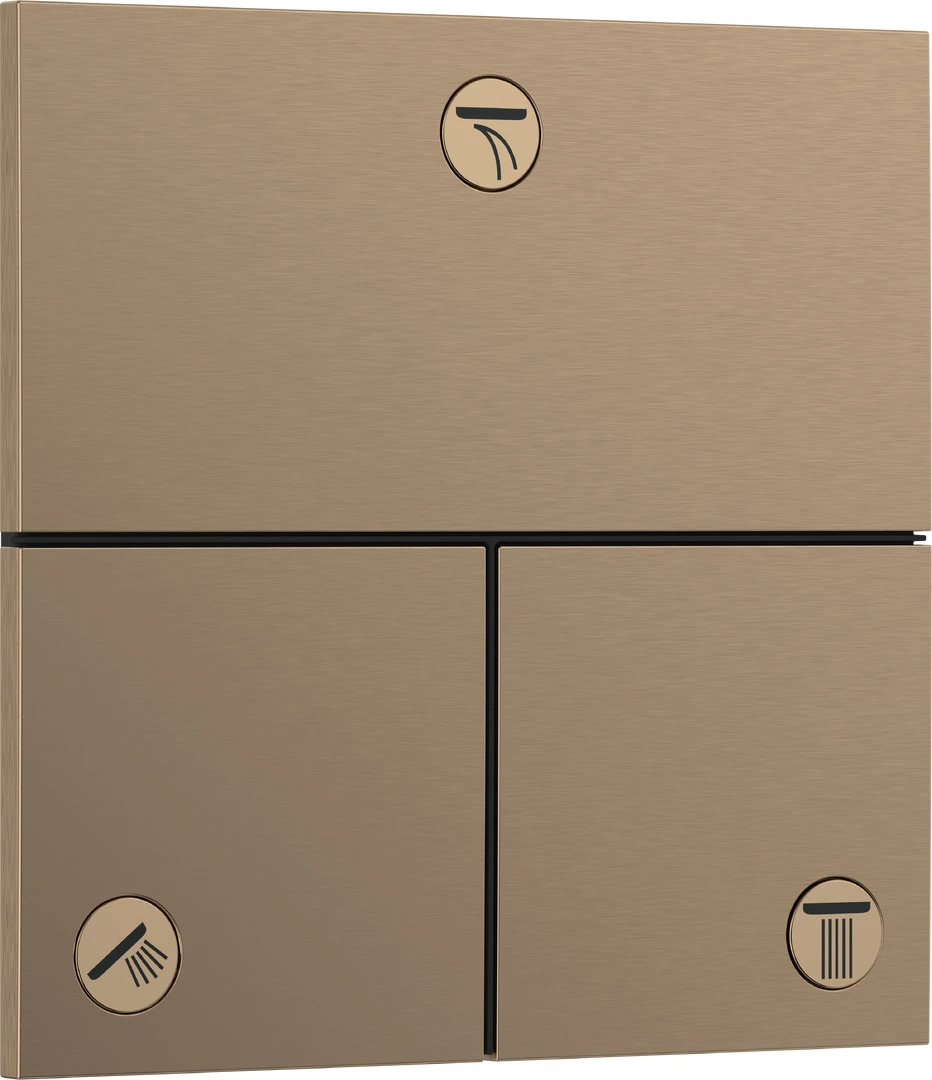 Термостат для душа, встраиваемый, бронза Hansgrohe ShowerSelect Comfort E 15573140