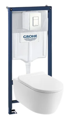 Комплект 4в1: Инсталляция с панелью смыва 38732SH0, унитаз-торнадо, сиденье SACG006K SSWW K25021206