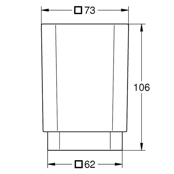 40783000 Selection Cube Стакан стеклянный