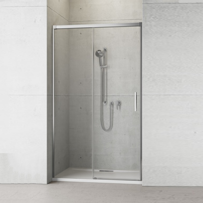 387017-01-01L IDEA DWJ 130 Леваая часть кабины хром/прозр 1300*2005