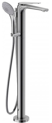 Смеситель для ванны, напольный, никель Jacob Delafon Avid E97367-BN 