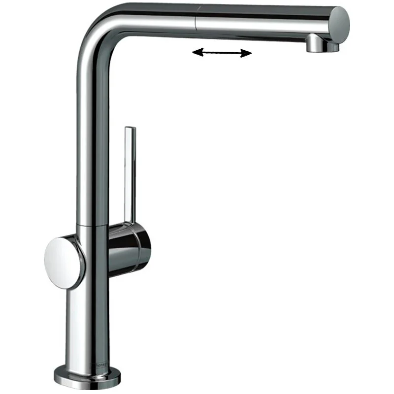 Смеситель для кухни 270, выдвижной излив, хром Hansgrohe Talis M54 72808000