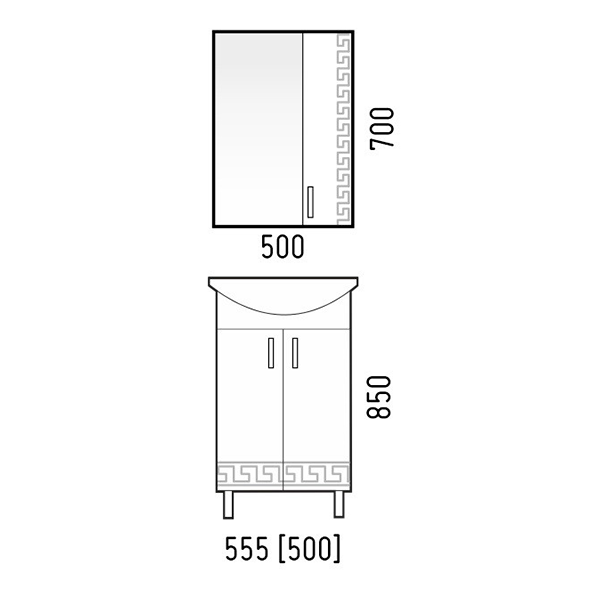 K407343 Тумба ОЛИМП 55