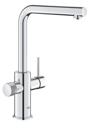 Смеситель для кухни, выдвижной излив, хром Grohe Blue Pure Minta 30590000