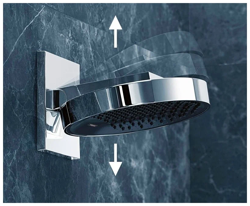 Верхний душ 360, с настенным креплением, хром Hansgrohe Rainfinity 26234000