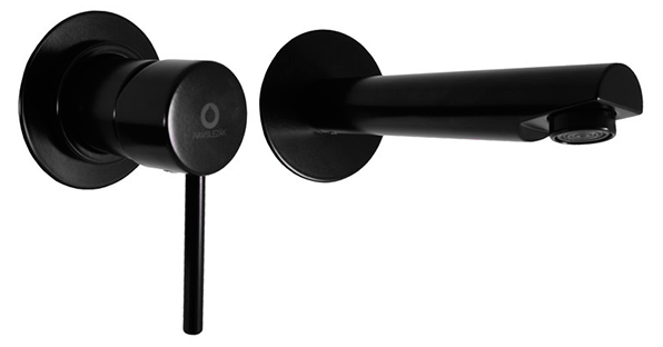 Смеситель для раковины, встраиваемый, черный Rav Slezak Seina SE934CMAT