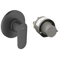 Смеситель для душа со скрытой монтажной частью, черный Hansgrohe Vernis Blend 71663670