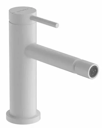 Смеситель для биде, с донным клапаном, белый Hansgrohe Tecturis S 73201700