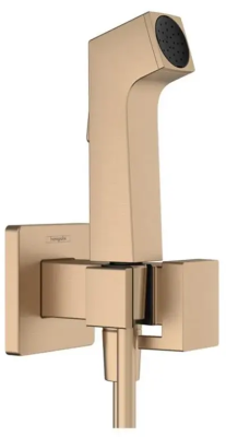 Гигиенический душ с держателем и шлангом 1250, для смешанной воды, шлиф.бронза Hansgrohe 29233140