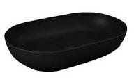 Раковина накладная 55, черная Rak Ceramics Feeling FEECT5500504A