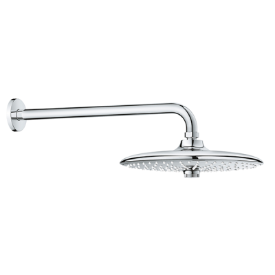 Верхний душ с кронштейном 380, 3 режима струи, хром Grohe Euphoria 260 26458000