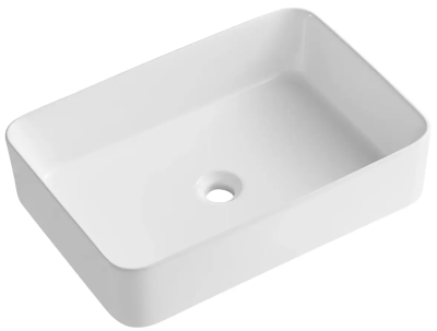 Раковина накладная 55, белая SSWW CL3337