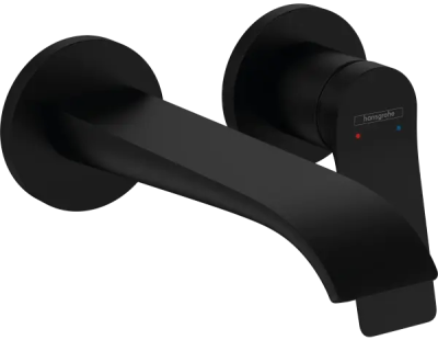 Смеситель для раковины, встраиваемый, черный Hansgrohe Vivenis 75050670