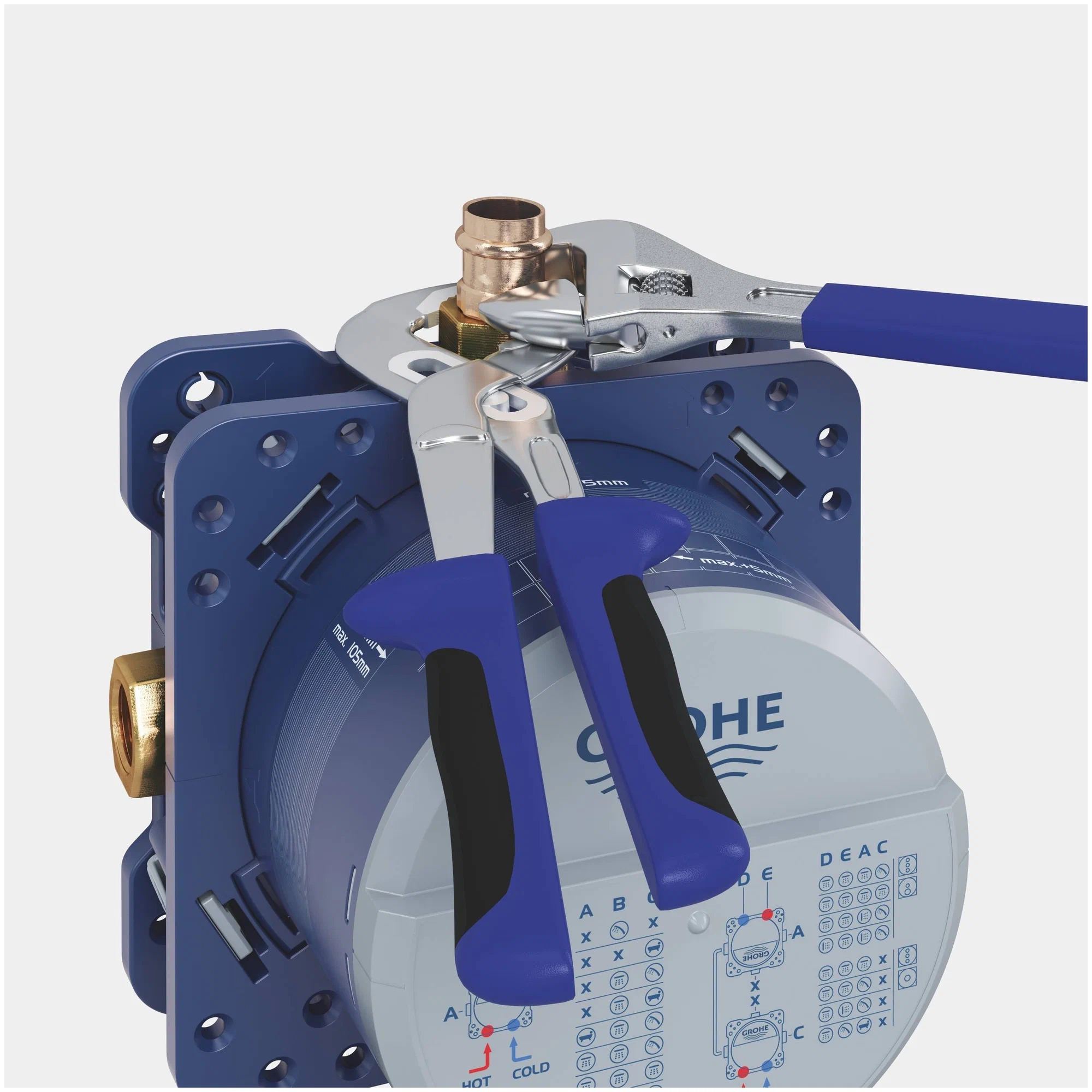 Скрытая монтажная часть Grohe Rapido SmartBox 35600000