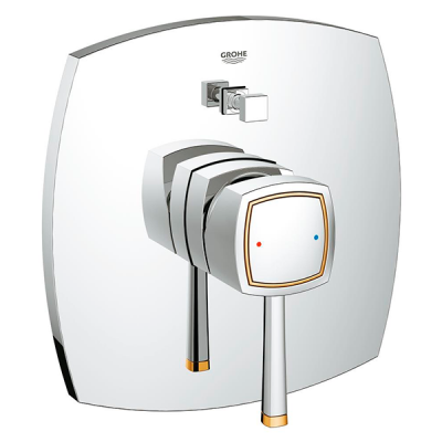 Смеситель для ванны, комплект верхней монтажной части, хром/золото Grohe Grandera 19920IG0 