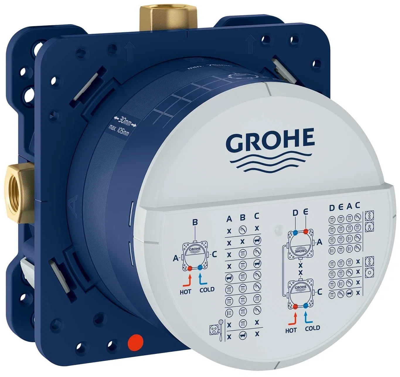 Скрытая монтажная часть Grohe Rapido SmartBox 35600000