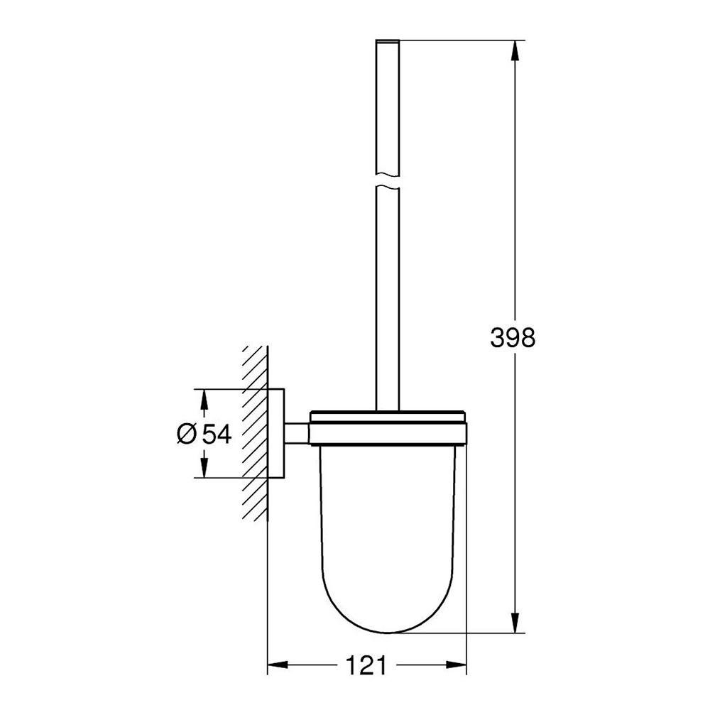 Туалетный ершик Grohe Essentials в комплекте 40374001