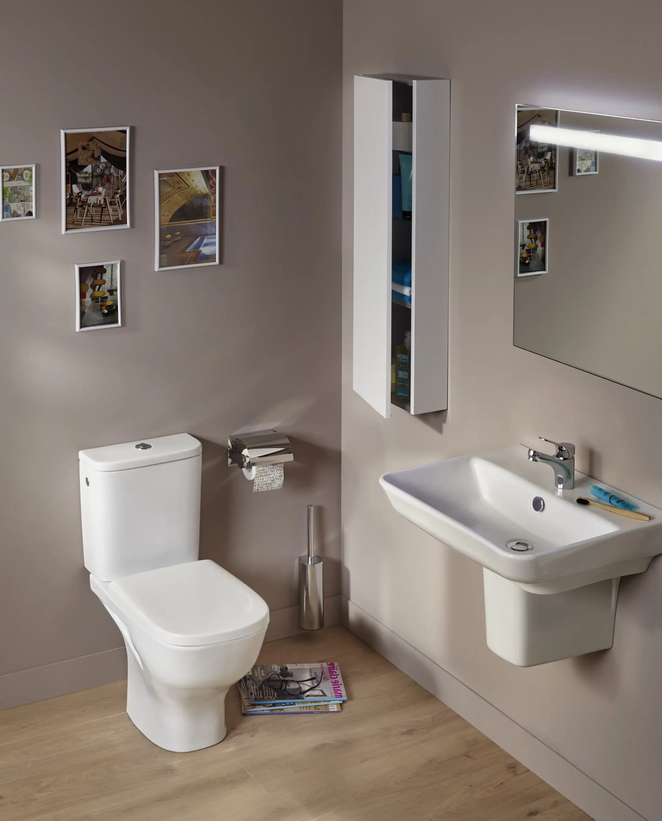 Унитаз напольный, безободковый, белый Jacob Delafon Struktura UJX102-00