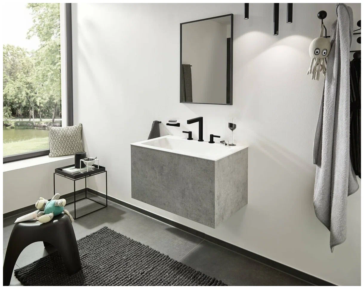 Мыльница с держателем, черная Hansgrohe AddStoris 41746670