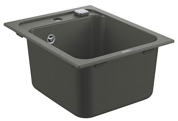 Мойка K700, композитная, 400x500, серый гранит Grohe 31650AT0