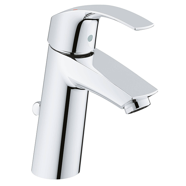 Смеситель для раковины, размер M, хром Grohe Eurosmart 23322001
