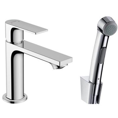 Смеситель для раковины с гигиеническим душем, хром Hansgrohe Rebris E 72216000