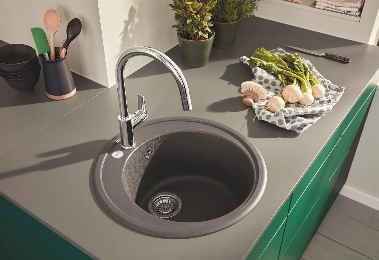 Смеситель для кухни, хром Grohe BauEdge 30536000