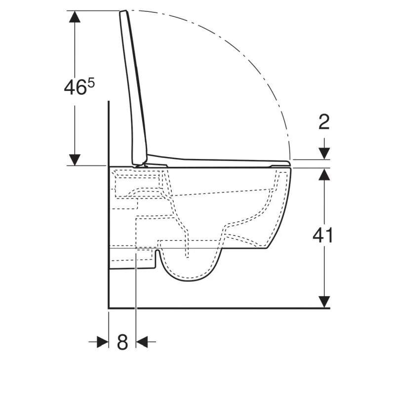 Унитаз подвесной с сиденьем Geberit Icon 500.784.01.1
