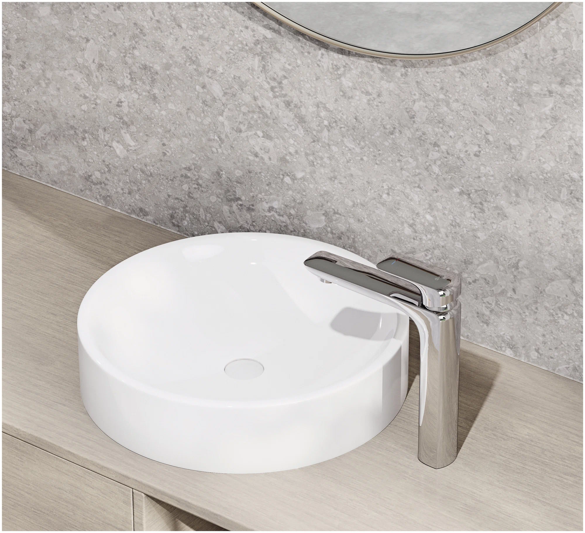 Смеситель для раковины 270, хром Kludi Ameo 412980575