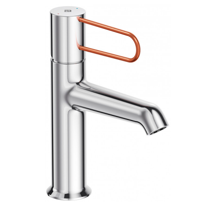 Смеситель для раковины с донным клапаном, хром-медь Jacob Delafon Odeon Rive Gauche E21028-CPR-CP