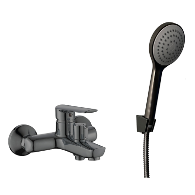 Смеситель для ванны, оружейная сталь ESKO Lagos LG54GM 