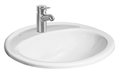 Раковина встраиваемая сверху 52, белая Roca Adora 7327204000