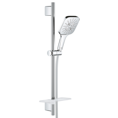 Душевой гарнитур 600, 3 вида струи, хром Grohe RainShower SmartActive 130 Cube 26584000