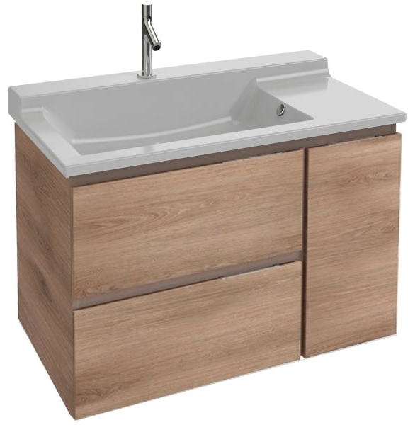 Тумба под раковину 100, квебекский дуб Jacob Delafon Soprano EB1331-E10