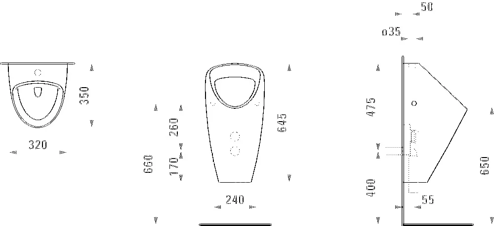 Писсуар подвесной, белый Laufen Caprino 8420610000001