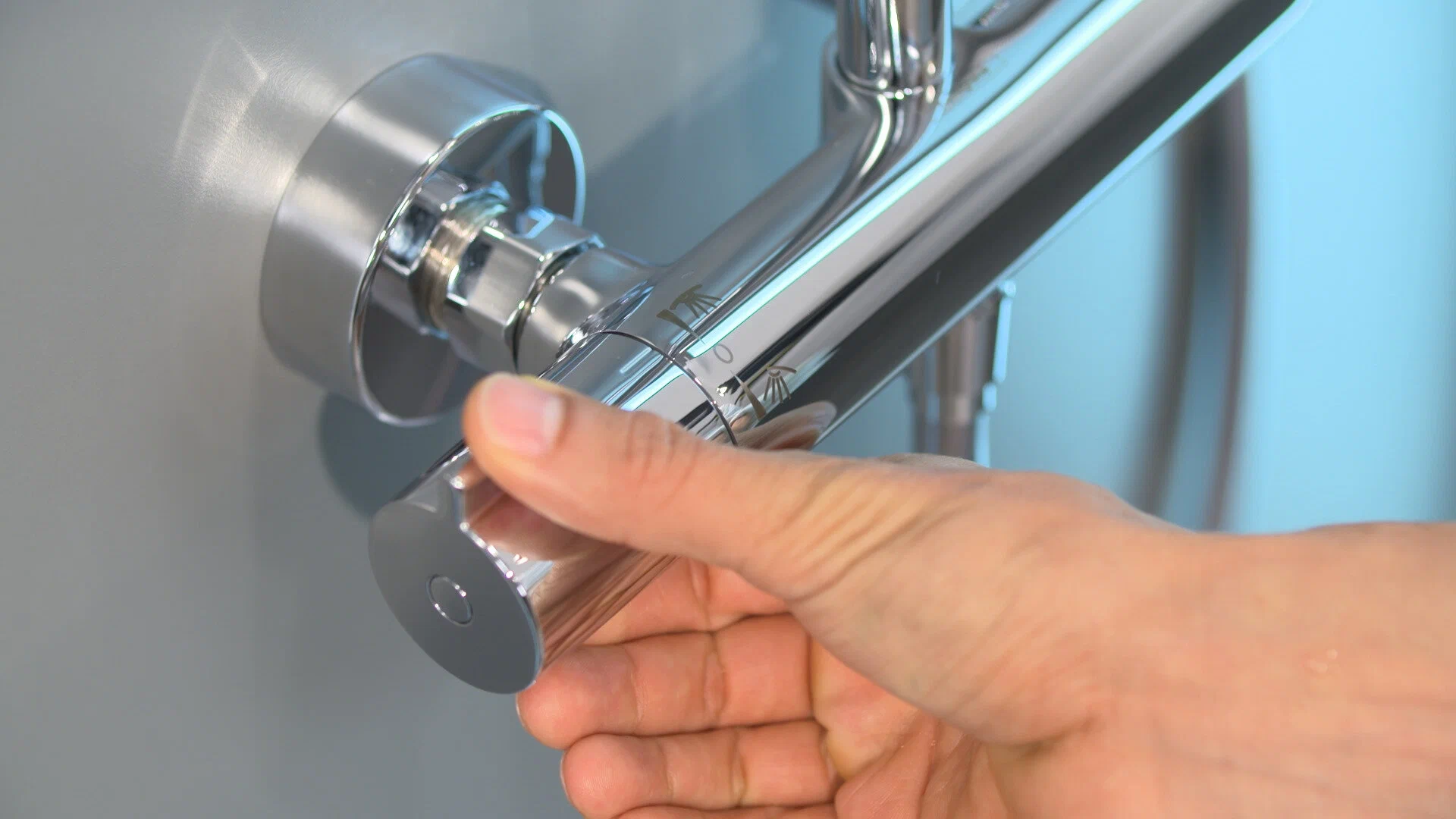 Душевая система с термостатом для душа, хром Hansgrohe Crometta 240 Showerpipe 27267000