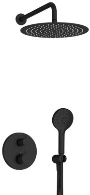 Душевая система с термостатом для душа, встраиваемая, черный Jacob Delafon Metro E38680-BL