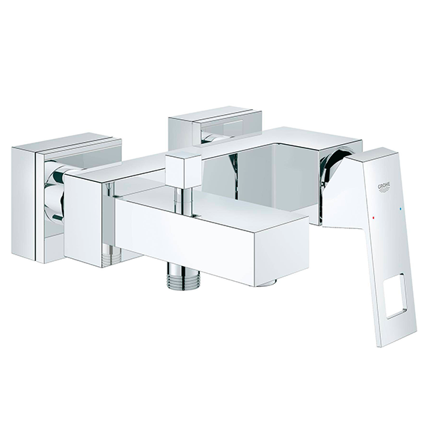 Смеситель для ванны, однорычажный, настенный, хром Grohe Eurocube 23140000